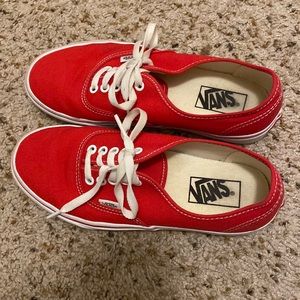 Red Vans